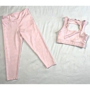 Guess Women’s Activewear Size Large Pink 2 Piece